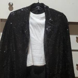Express Sequin Blazer